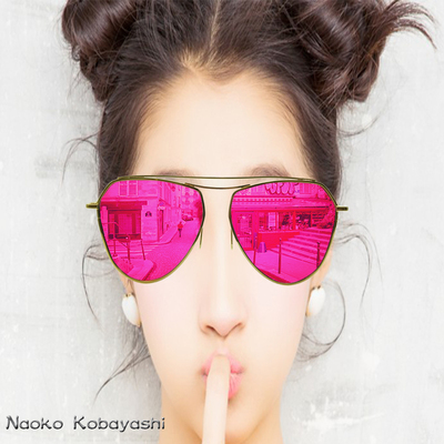 2016年最新款小林直子优雅前卫个性化女式方圆脸通用太阳眼镜包邮