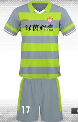 绿茵辉煌自定义ID订制版本DIY男子组团队足球比赛服短袖球衣45