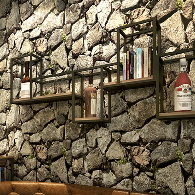 中式立体3D复古仿古文化石块石纹石头岩石壁纸餐厅咖啡厅背景墙纸