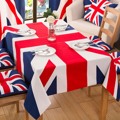 经典米字国旗桌布欧式时尚英伦茶几餐桌台布沙发巾布艺盖布长方形