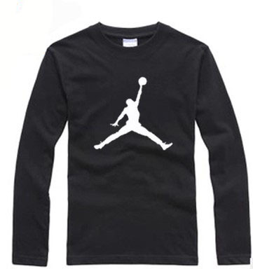 韩版篮球衣篮球T恤乔丹灌篮训练衫纯棉长袖t恤男女装大码打底衫