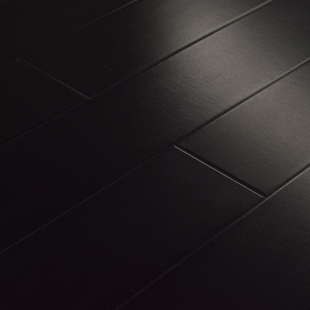 纯黑平面哑光复合地板强化复合木地板家装工装店铺厂家特价12E1