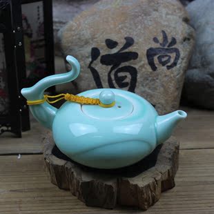 德化白瓷壶 西施壶 阿拉神灯壶 刻绘  青瓷茶壶尚道粗陶茶具单壶