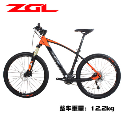 实体店同款 ZGL碳纤维山地自行车M610男女式越野山地车 FLAMES J3