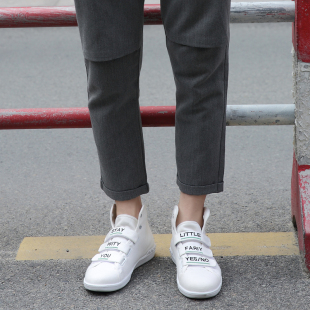 夏季男鞋子韩版潮流运动学生青少年休闲跑步百搭透气系带帆布板鞋