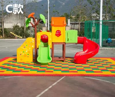 厂家直销幼儿园儿童滑梯 全塑料滑梯 4S店滑梯 游乐场大型滑梯