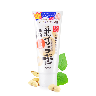 包邮 日本SANA/莎娜豆乳美肌细滑洗面奶 保湿卸妆洁面乳150g