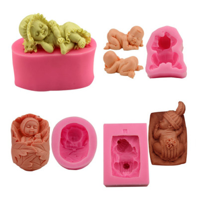 厂家直销 婴儿玩具组合模具翻糖硅胶模具液态硅胶模 软陶手工皂布