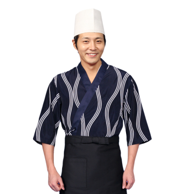 韩式料理工作服务员厨师夏装短袖上装男女日料火锅餐厅店工装制服