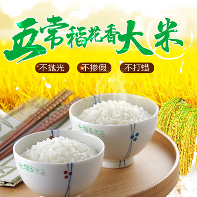 2017年新米东北大米五常稻花香大米自产大米非转基因500g试吃大米
