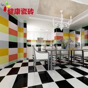 300x600纯色砖不透水瓷砖卫生间 厨房墙砖瓷片彩色 亮光釉面砖