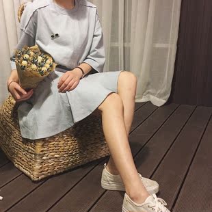 2016年秋季新款韩版时尚休闲减龄显瘦修身两件套短款套裙女