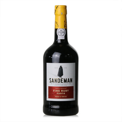 葡萄牙原装进口山地文波特酒Sandeman Ruby Porto19.5%甜红葡萄酒