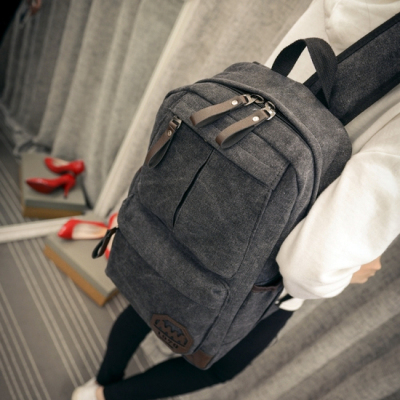 2016新款双肩包女士韩版潮行李背包男式包包帆布旅行包大容量书包
