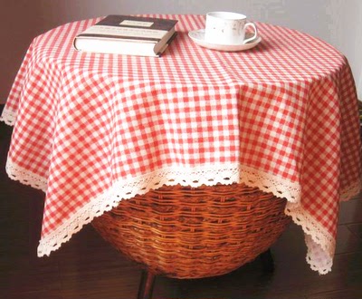 棉麻桌布红格子咖啡格子简约布艺餐桌布台布盖巾多用巾 特价包邮