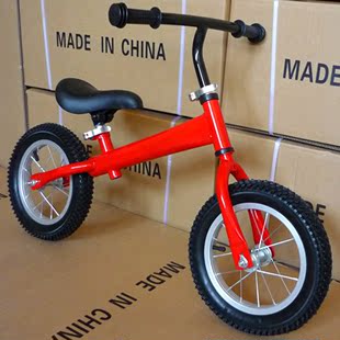 12寸儿童平衡车无脚踏两轮滑行车宝宝2-7岁童车滑步车自行车单车