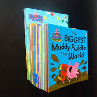 包邮原版英文绘本粉红猪小妹系列Peppa Pig 佩佩猪故事书 贴纸书