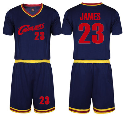乐福篮球服定制骑士队23号欧文篮球衣套装詹姆斯短袖球衣团购印制