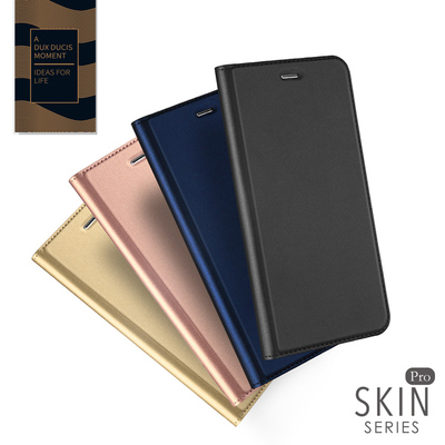 Skin亲肌iphone7商务超薄皮套i7plus简约翻盖真皮磁吸防摔手机套
