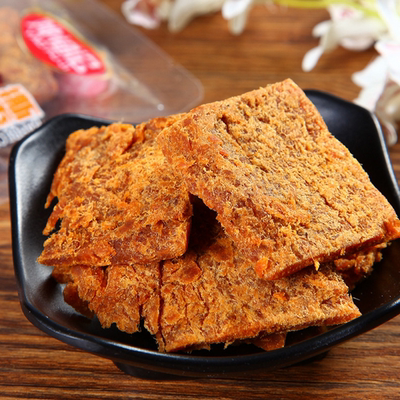 姚福记手撕猪肉干 香辣五香沙嗲味 肉干肉脯类小包装250g零食小吃