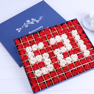 川崎玫瑰 DIY99朵格费列罗手揉纸材料包巧克力盒礼物礼盒 包邮