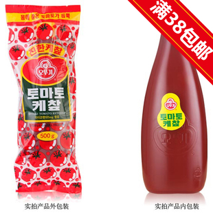 韩国进口奥土基不倒翁番茄酱番茄沙司披萨汉堡薯条蘸酱500g