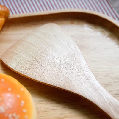 木制盛饭饭勺榉木勺子木质勺子长柄无漆不粘米饭平底锅电饭煲专用