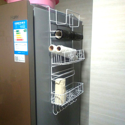 冰箱挂架侧壁挂架钩件厨房用品置物架保鲜膜调味品调料瓶收纳架子