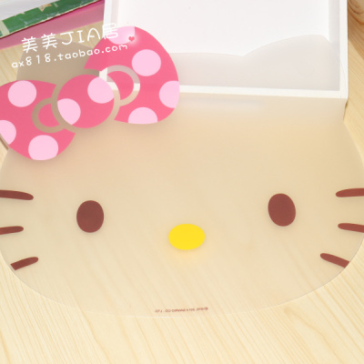 hello kitty切菜板塑料透明卡通KT砧板案板垫软菜板切水果板餐垫