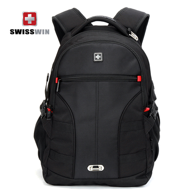 SWISSWIN瑞士十字户外运动双肩背包大容量学生书包旅游包sw9016
