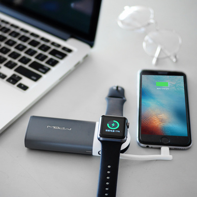 MIPOW苹果手表充电iphone手机移动电源Apple Watch无线磁力充电宝