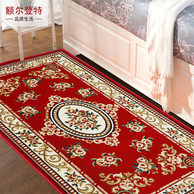 额尔登特地毯客厅欧式茶几地毯现代简约卧室长方形仿羊毛质感家用