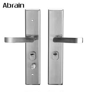 ABRAIN爱波瑞不锈钢防盗门锁具超C级加固锁芯防撬不生锈加厚型