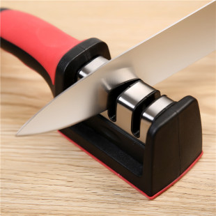 家用厨房快速磨刀小工具多功能磨刀器磨菜刀磨水果刀3段式磨刀石
