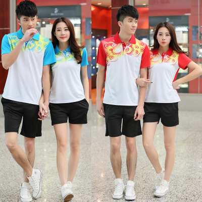 运动套装男夏季短袖T恤女韩国两件套情侣宽松新款短裤学生运动服