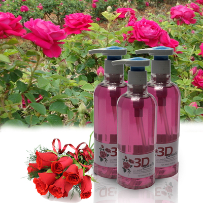 恭喜3D红玫瑰精油造型300ml保湿定型弹力素免洗护发精油