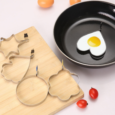 厨房家用迷你煎蛋器模具创意日式diy爱心早餐加厚不粘荷包蛋模型