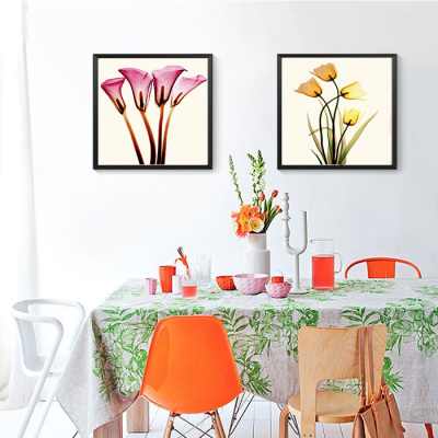 【天天特价】客厅装饰画沙发背景墙画过道走廊壁画植物花卉照片墙