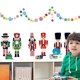 宝堡乐胡桃夹子卡通贴纸tz1-002主题城堡装扮儿童贴画3D墙贴小贴