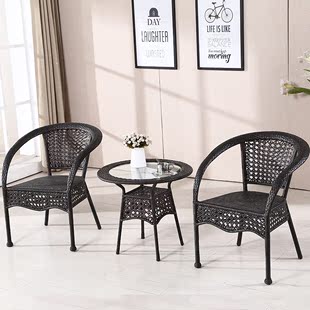 藤椅阳台椅茶几三件套五件套休闲椅舒适大方客厅庭院户外家具组合