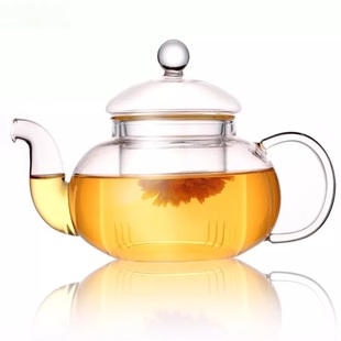 玻璃花草茶具 花茶玫瑰茶专用。耐热玻璃茶具