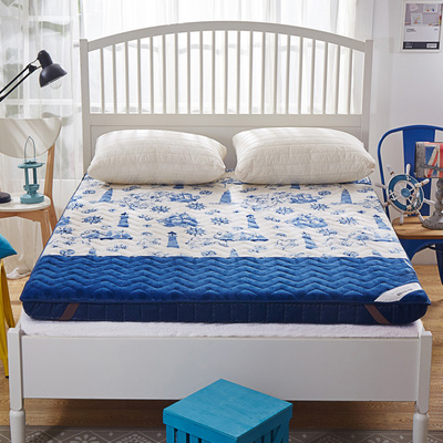 加厚10cm榻榻米床垫床褥子垫被可折海绵床垫学生宿舍1.5m1.8米1.2