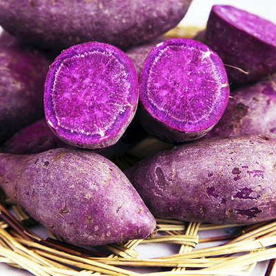 广西特产紫薯香甜紫心薯番薯 生地瓜山芋农家自种新鲜红薯5斤包邮