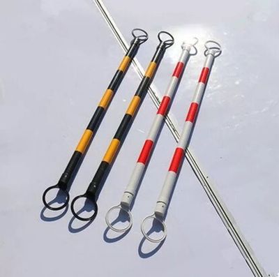路锥杆伸缩长反光PVC警示连接杆橡胶路锥杆配件标志交通设施