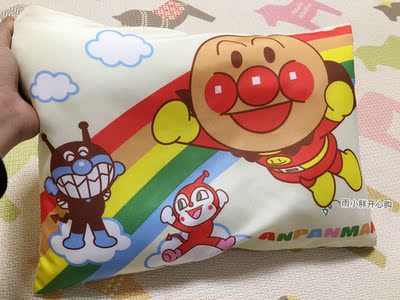 现货包邮 日本进口 面包超人儿童宝宝枕头枕套枕芯卡通日本西川