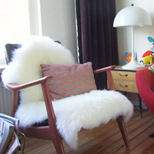 澳洲纯羊毛地毯卧室床前床边客厅整张羊皮沙发垫坐垫飘窗欧式定做