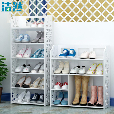 欧式创意鞋架简易多层收纳架防尘置物鞋柜现代简约组合特价