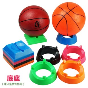 足球橄榄球篮球支架座 球座 球托 摆设底座 放球架 展托 方形圆形