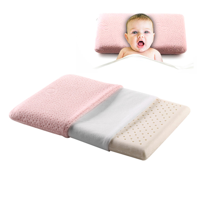 健康婴儿天然乳胶枕橡胶枕新生婴童宝宝亲子透气护颈小孩枕头正品