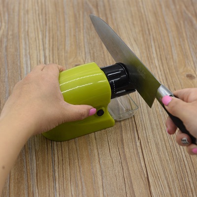G小资调厨房电动磨刀器 多功能快速磨刀石砂轮机 磨剪刀菜刀工具